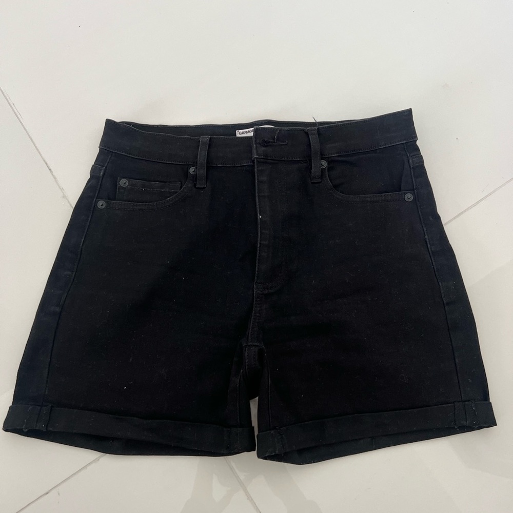 Black Jean shorts (Garage)